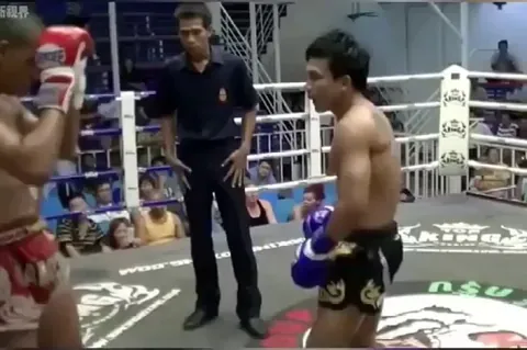 Muay Thai fighter, Lerdsila Chumpairtour, displays the top tier reflexes and reaction time that made him a world champion 