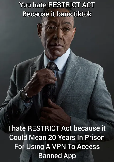 Ladies and gentlmen, I introduce to you, the RESTRICT act