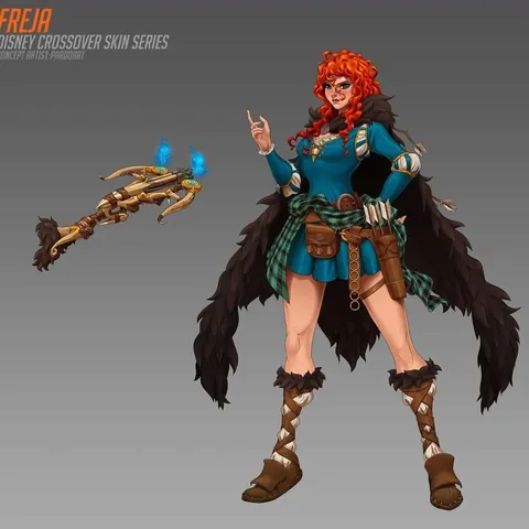 [Repost] Concept skins Overwatch 2 x Disney by Alfonso Pardo Martìnez