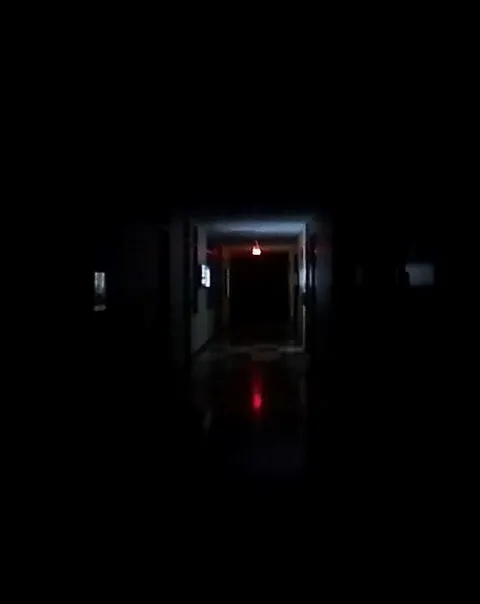 A hallway in my university at 2AM