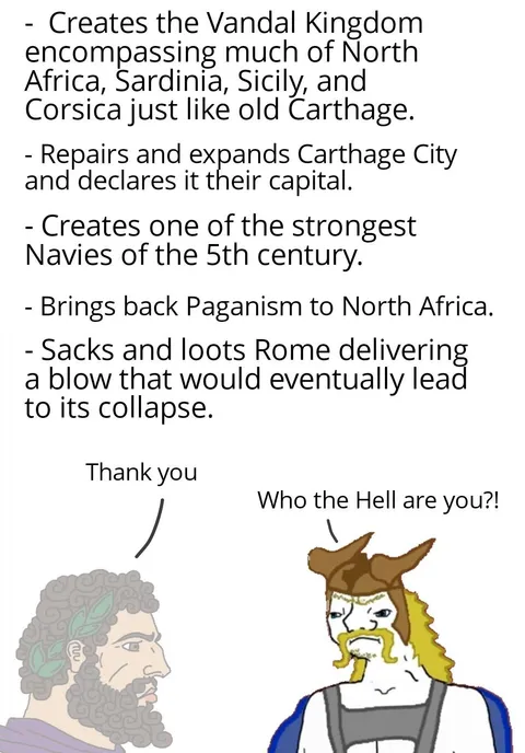 I never thought I would say this to an uncivilized savage