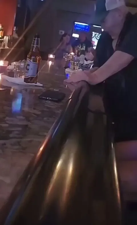 One too many at the bar