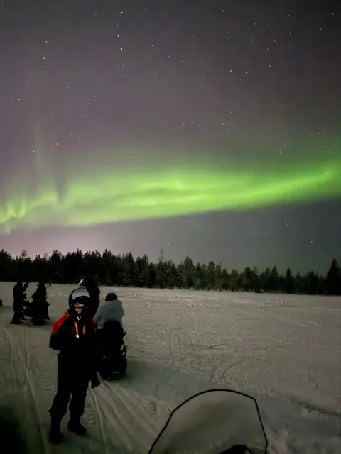 Chasing the Northern Lights in Rovaniemi and Saariselkä, Finland — finally caught them after 3 freezing nights