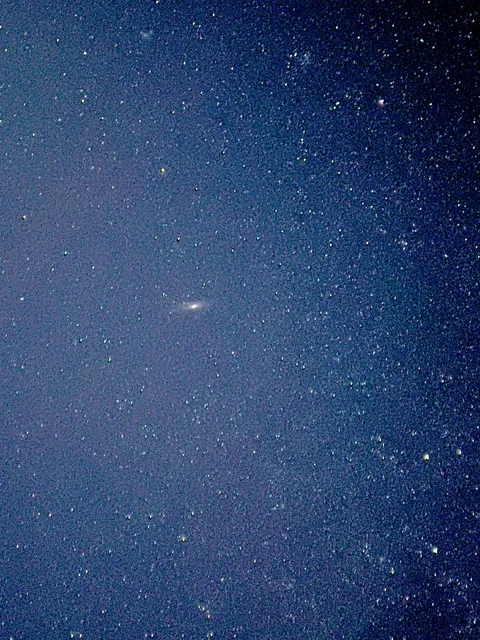 Andromeda Galaxy Captured by my phone(zoomed pic)
