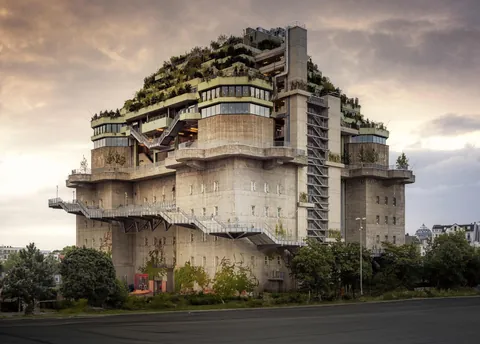 What's your take on world war II bunker conversions? (picture: the former Hamburg Flak Tower IV)