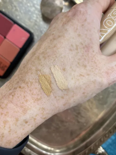 What I thought was my shade vs what I was matched with. 😹