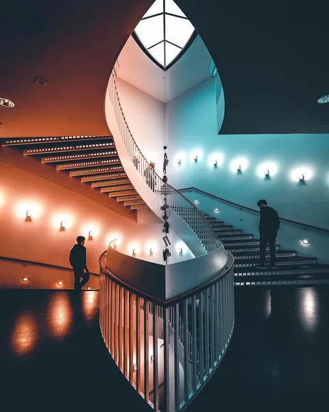 ITAP of my 2 friends at the museum of modern art, Chicago
