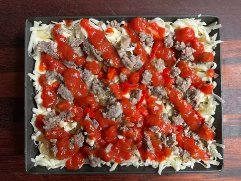 [Homemade] Detroit style pizza