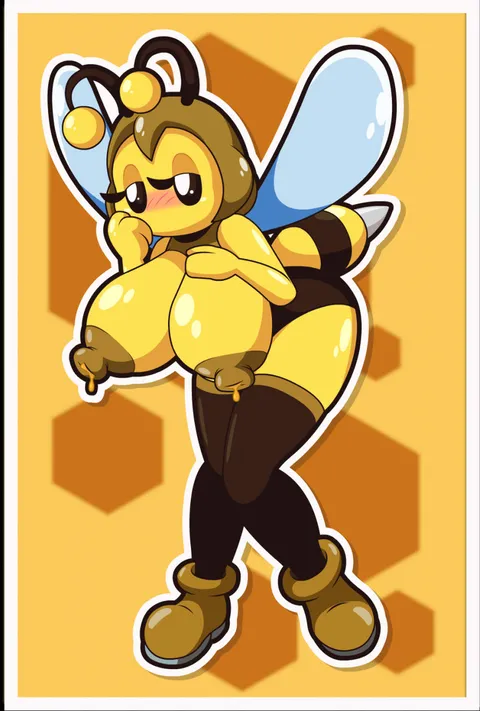 A big bee, complete with bee
