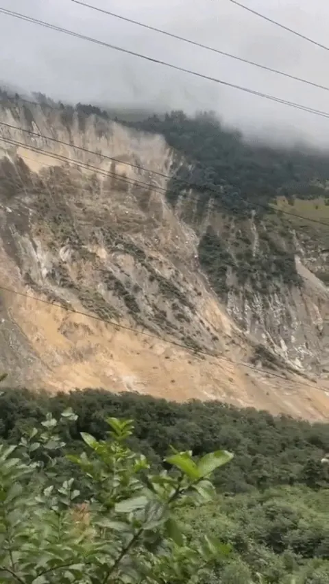 Massive landslide in Nepal