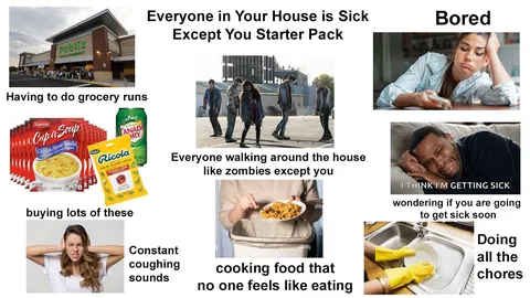 Everyone in Your House is Sick Except You Starter Pack