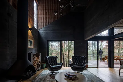 The perfect spot to spend the winter, Oruç House by Saavedra Arquitectos located in Mineral del Monte [1500x1000]