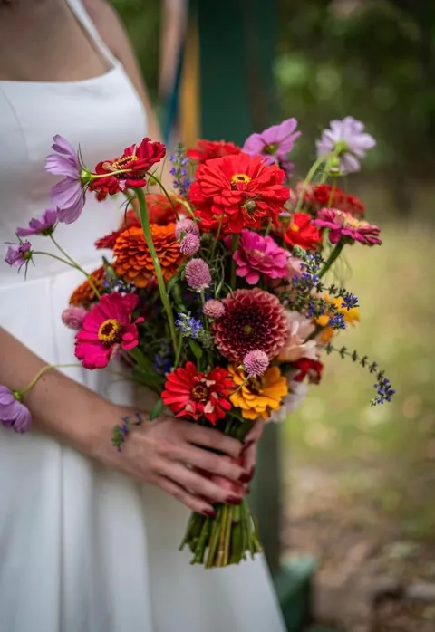Update on the flowers my mother grew all summer for my wedding!