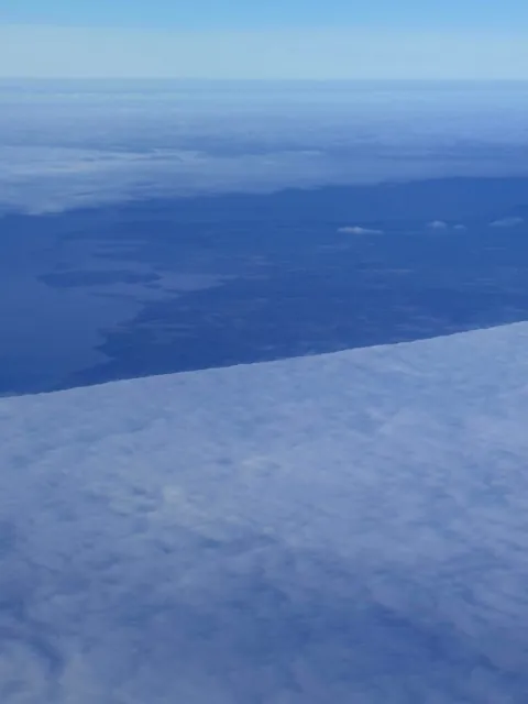 Oddly straight cloud above Copenhagen
