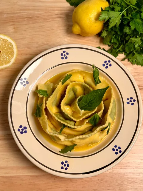 [Homemade] Herb-Laminated Parpadelle Ripiene, Stuffed With Ricotta