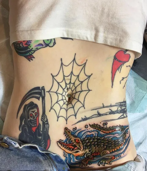 Florida Gator done by Kane Gordon at Smith Street Tattoo Parlor in Brooklyn