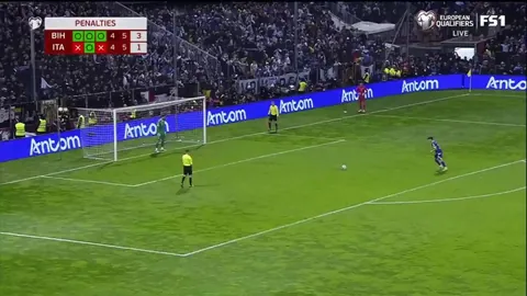 Italy will miss the FIFA World Cup 2026. Scenes in Zenica as Bosnia beat Italy to qualify for the World Cup. Italy has not qualified for the World Cup for the third time in a row.