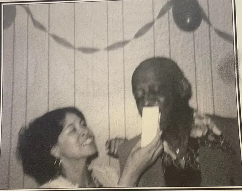 Photos of great grandparents from 1930s-1980s. Last photo is them w/ all their kids(my grandma is in the striped dress)