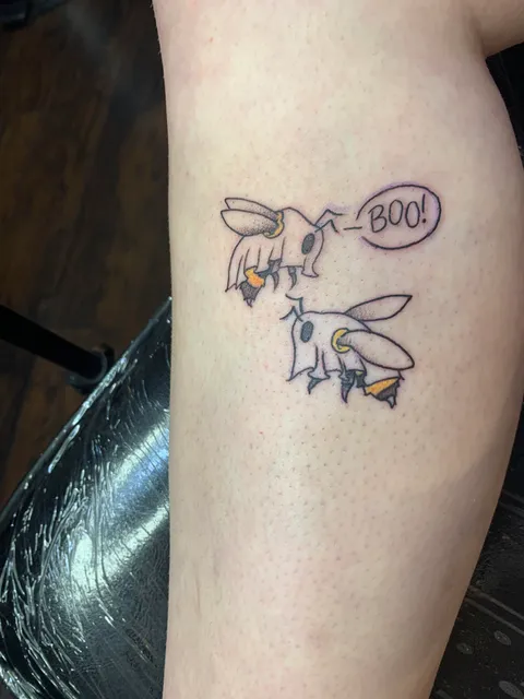 Boo Bees by Jami from Black Tide Tattoo, Indiana, United States