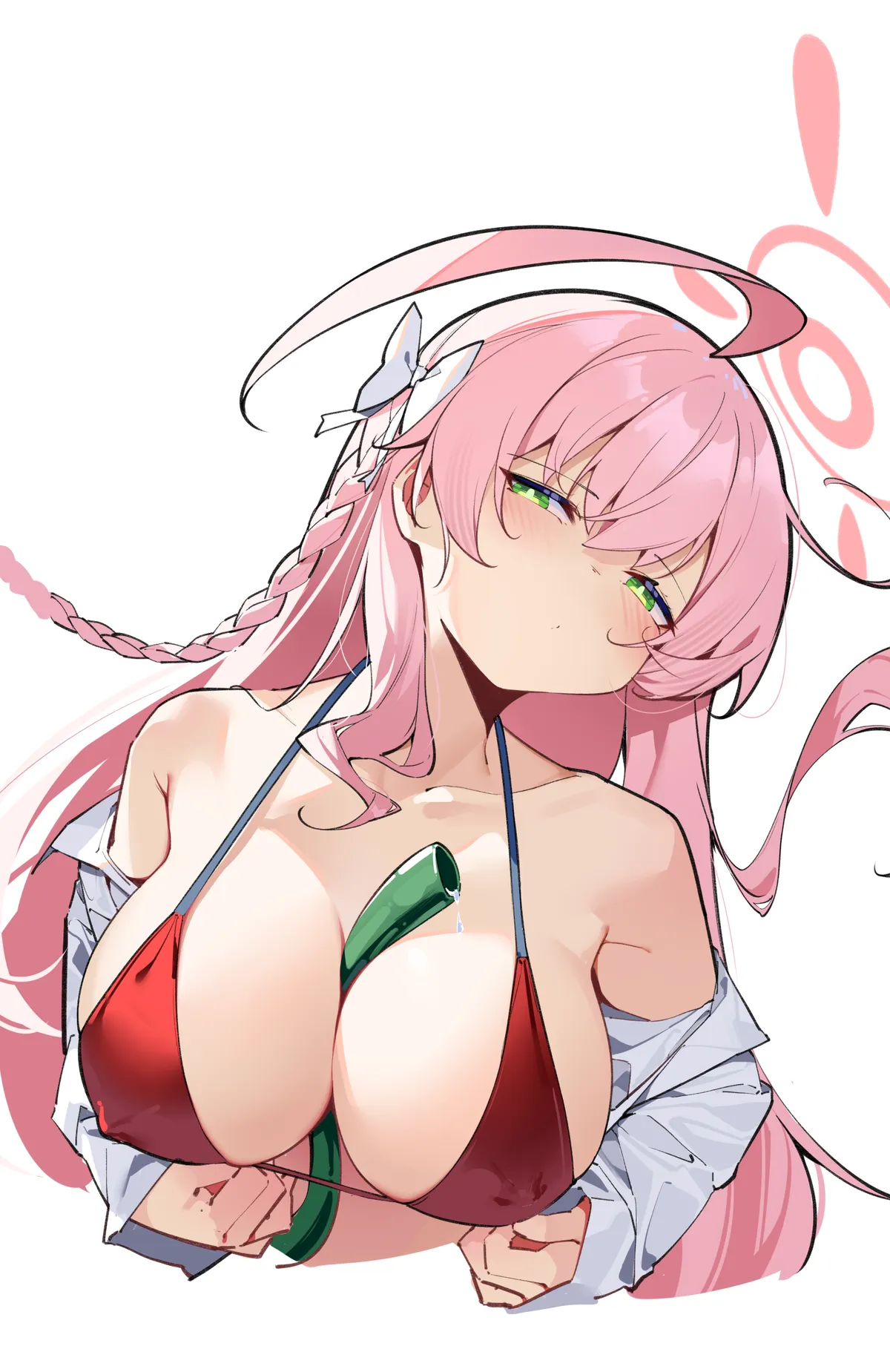 Hanako likes playing with water hoses