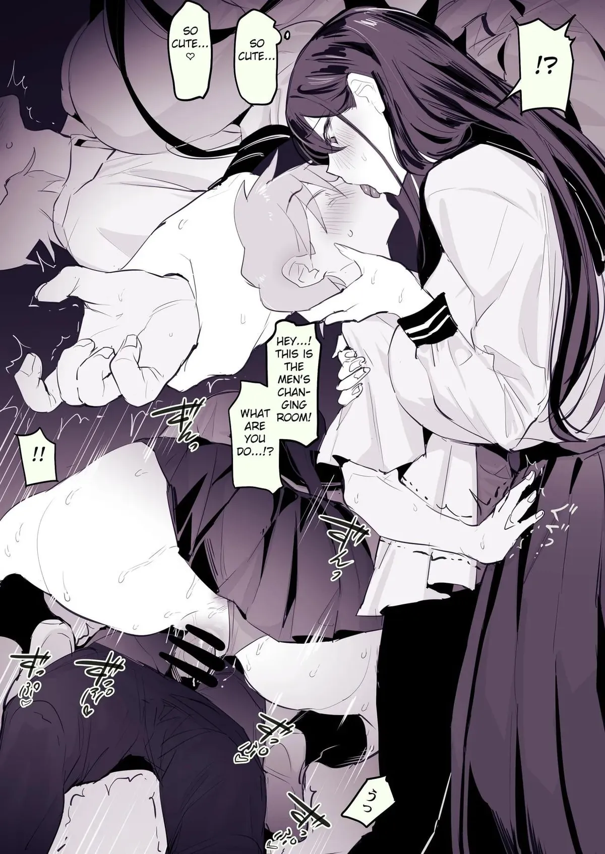 Bumping into a big girl brings big trouble 