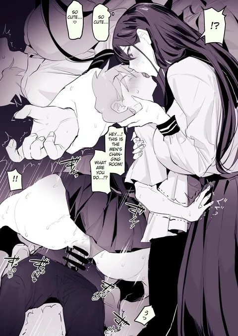 Bumping into a big girl brings big trouble 