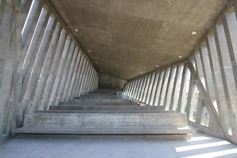 Brutalist Chapel in Acapulco, Mexico by BNKR Arquitectura (2011)