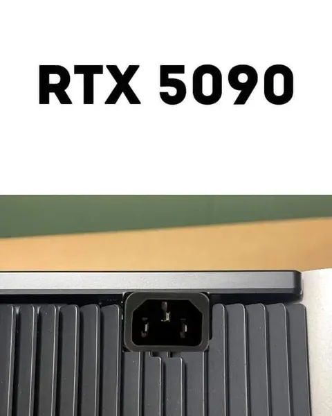 The new RTX 5090 power connector. 