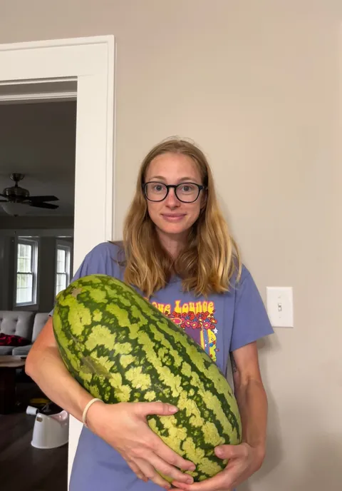 My first watermelon!