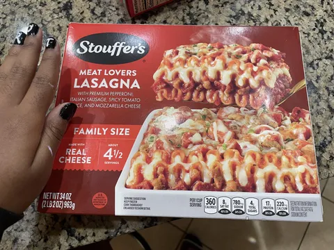 Stouffer’s new ‘family size’ lasagna