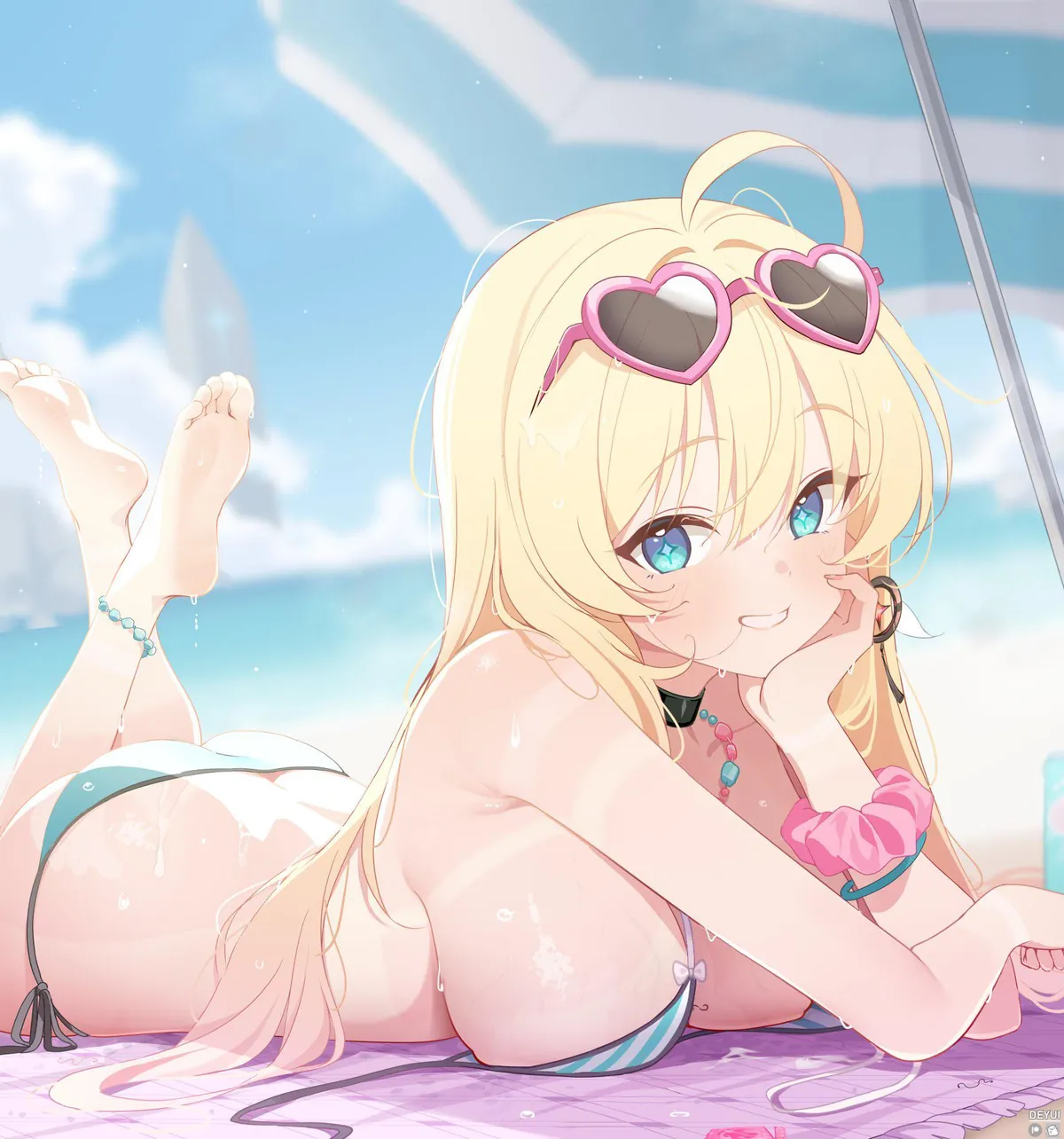 Noya enjoying the beach [Stella Sora]