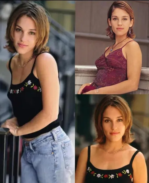 -- Amy Jo Johnson, the original pink ranger after her time on the 90s ‘Mighty Morphin Power Rangers’