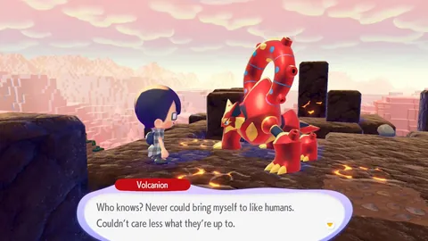 Volcanion is so right for this.