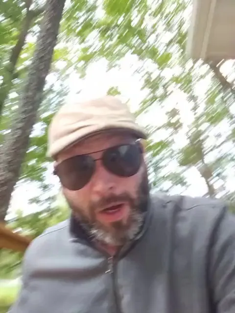 Had a kitten come running up from under our deck when I was working on a house. This is the video I sent my wife. Now I have a new cat.