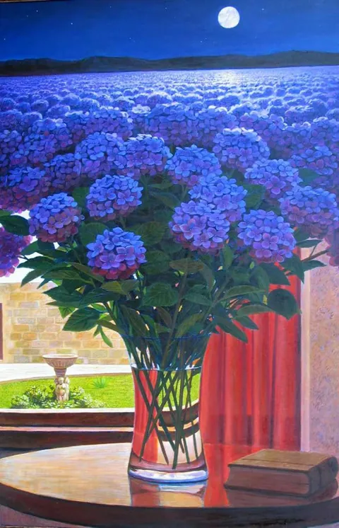 The Power of a Dream, Ernesto Arrisueño , Oil on canvas,1988