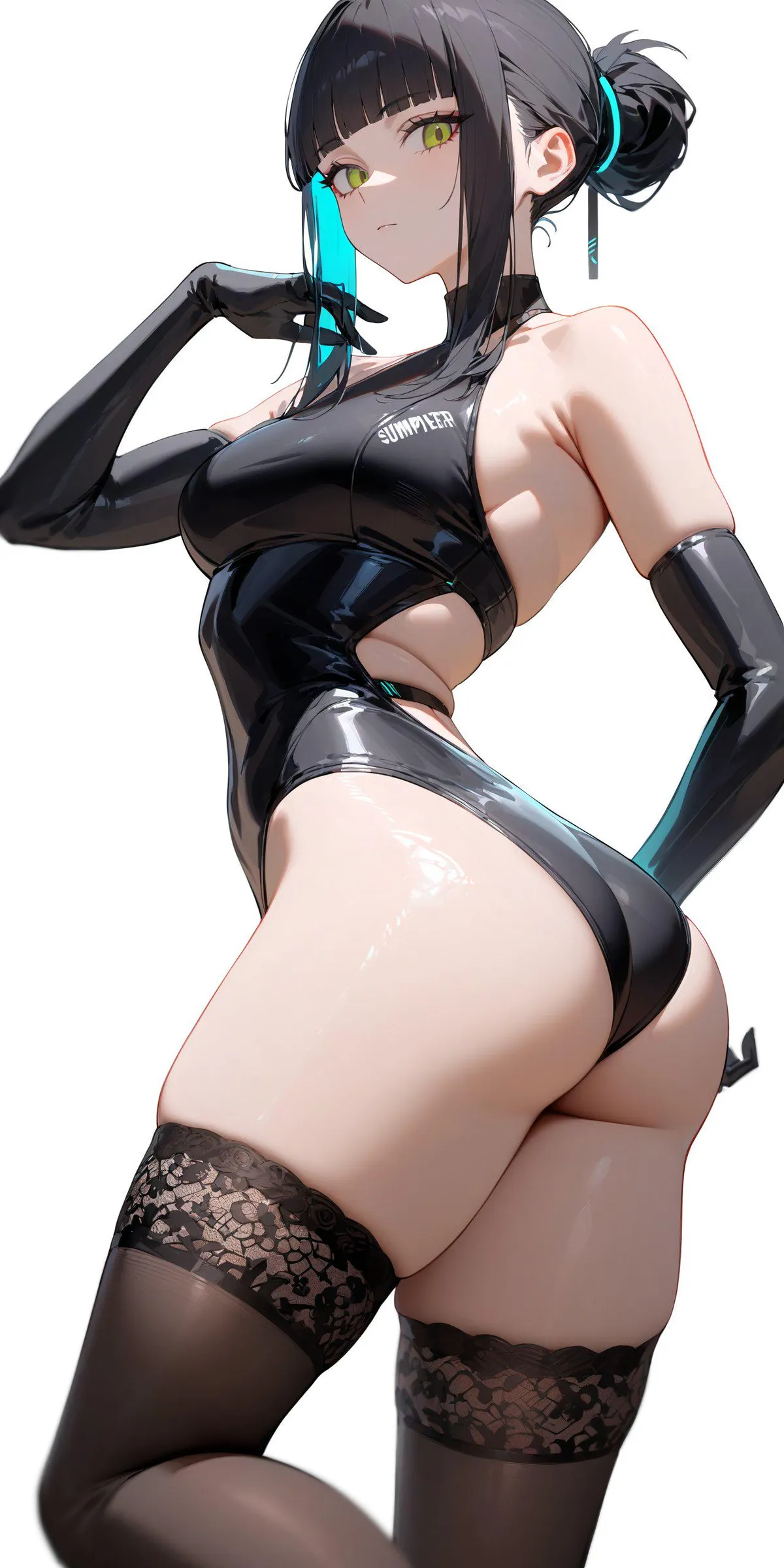 Black Gloves &amp; Thigh-Highs 