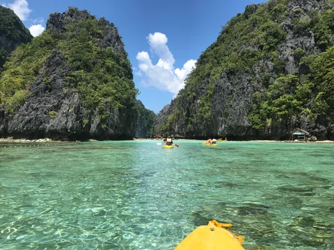 One of many absolutely breathtaking lagoons in Coron, Palawan