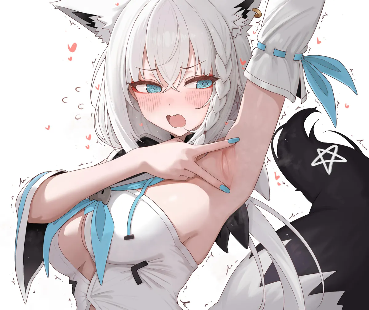 Shy fubuki spreads her armpits [ShiroiYoru (白い夜)]