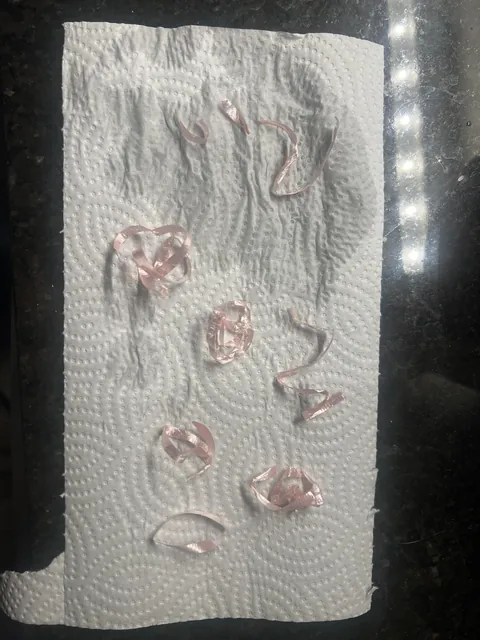 cat ate 3 or 4 feet curling ribbon on friday, just vomited 2.5 feet in broken strips