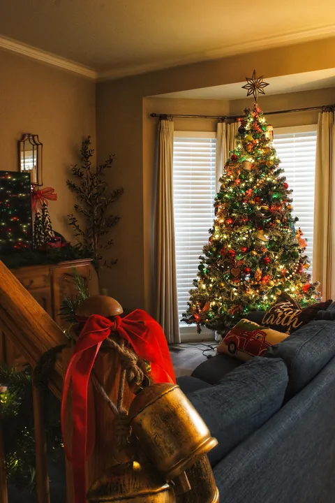 Why yes, we do decorate for Christmas right after Halloween.