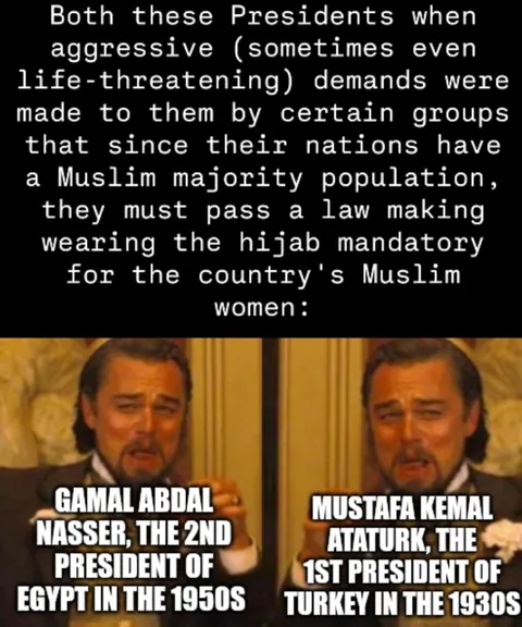 "Let's agree to disagree"- Gamal Nasser and Kemal Ataturk