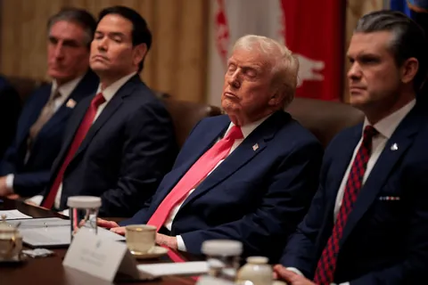 ''Dozing Donny'' during Cabinet meeting (Donald J. Trump, 45th &amp; 47th U.S. President), Dec 4th 2025