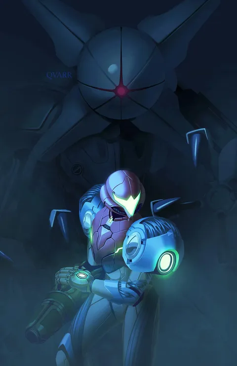 Finally finished this Metroid Dread fanart I have been working on for a while