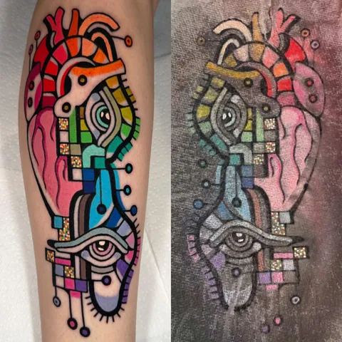 more tattoos I’ve done recently &amp; their paper towel plasma prints • Instagram : @chidgeytattoos • Austin, TX • MP