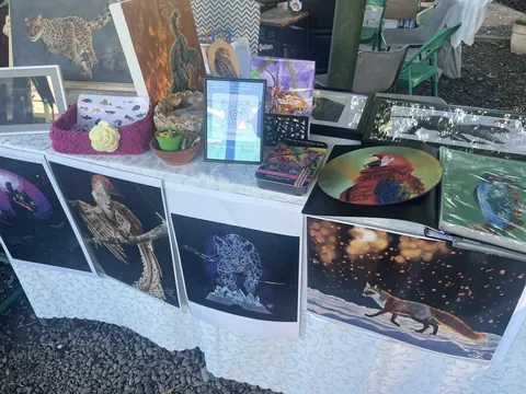 First arts fair yesterday. I only sold stickers to my cousin in 4 whole hours