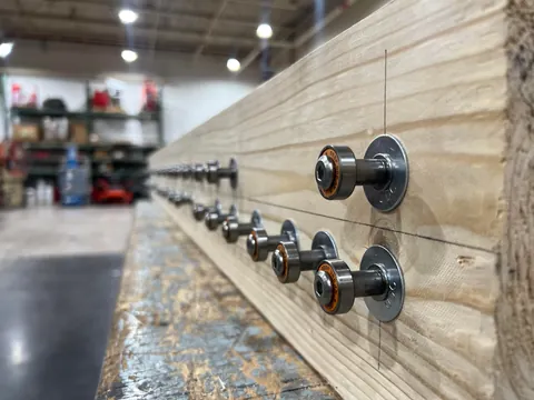 I built a custom bed slider for my new work truck.