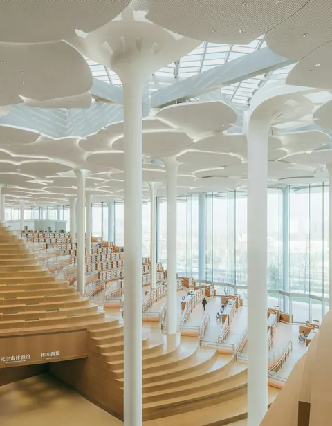Beijing City Library by Snøhetta, 2024