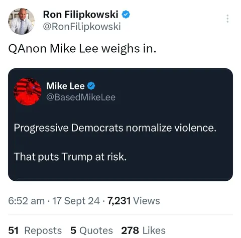 Blame the Democrats for everything. 