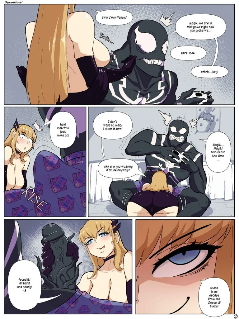 Magik wants to play with Venom (stormrider) [marvel]