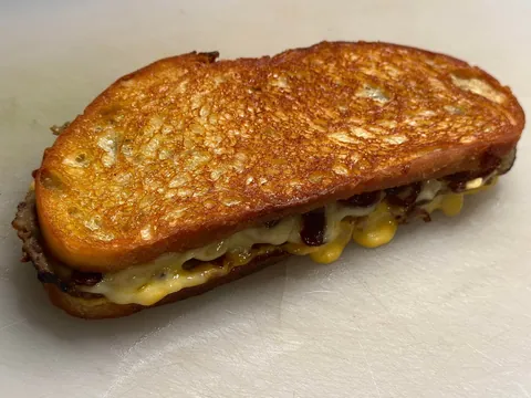 [Homemade] grilled meatball melt